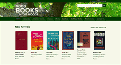 Desktop Screenshot of goodbooksinthewoods.com